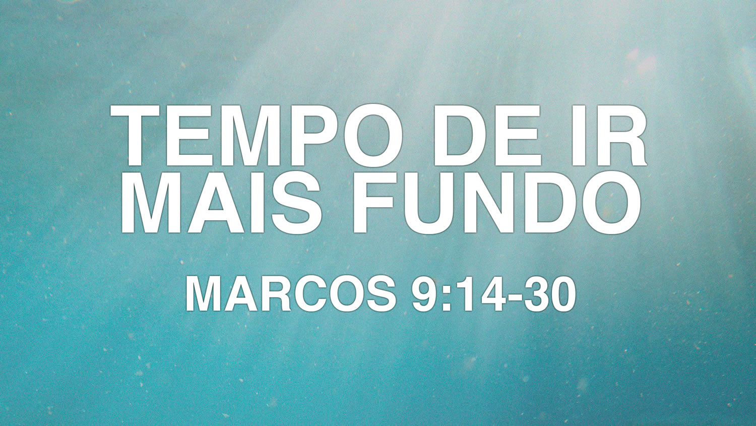 E Tempo De Ir Mais Fundo Cg Sede